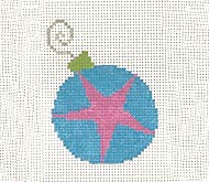 Pink star bauble