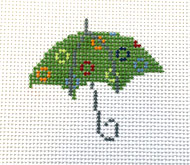 Umbrella Green Multi Dots