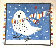 Snowy Owl with Scarf