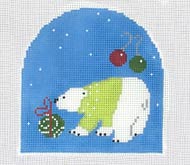 Polar Bear Lime Green Sweater