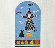 Witch with pumpkin