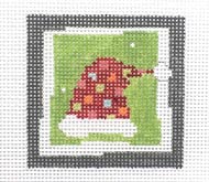 Santa hat squares