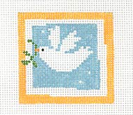 Dove: aqua facing left