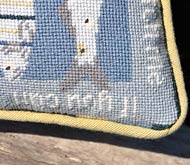 Five fish needlepoint