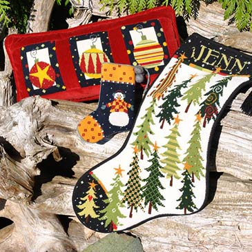 Pippin christmas needlepoint stockings