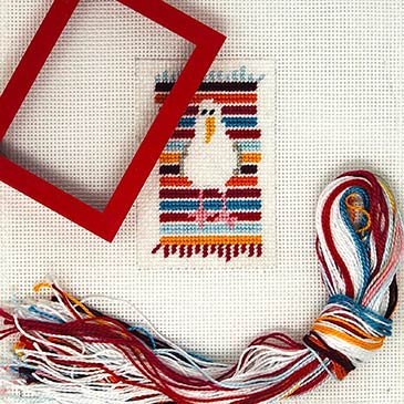 Pippin hand-painted needlepoint stitch kits